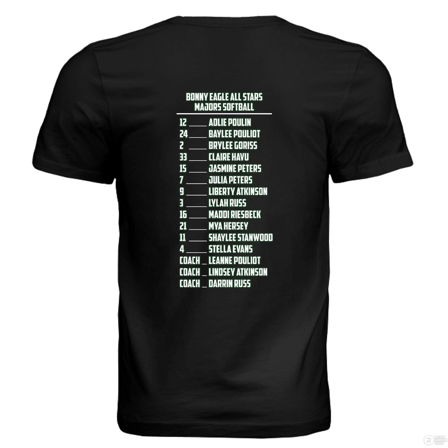 SLD BLK TRIBLEND - BACK