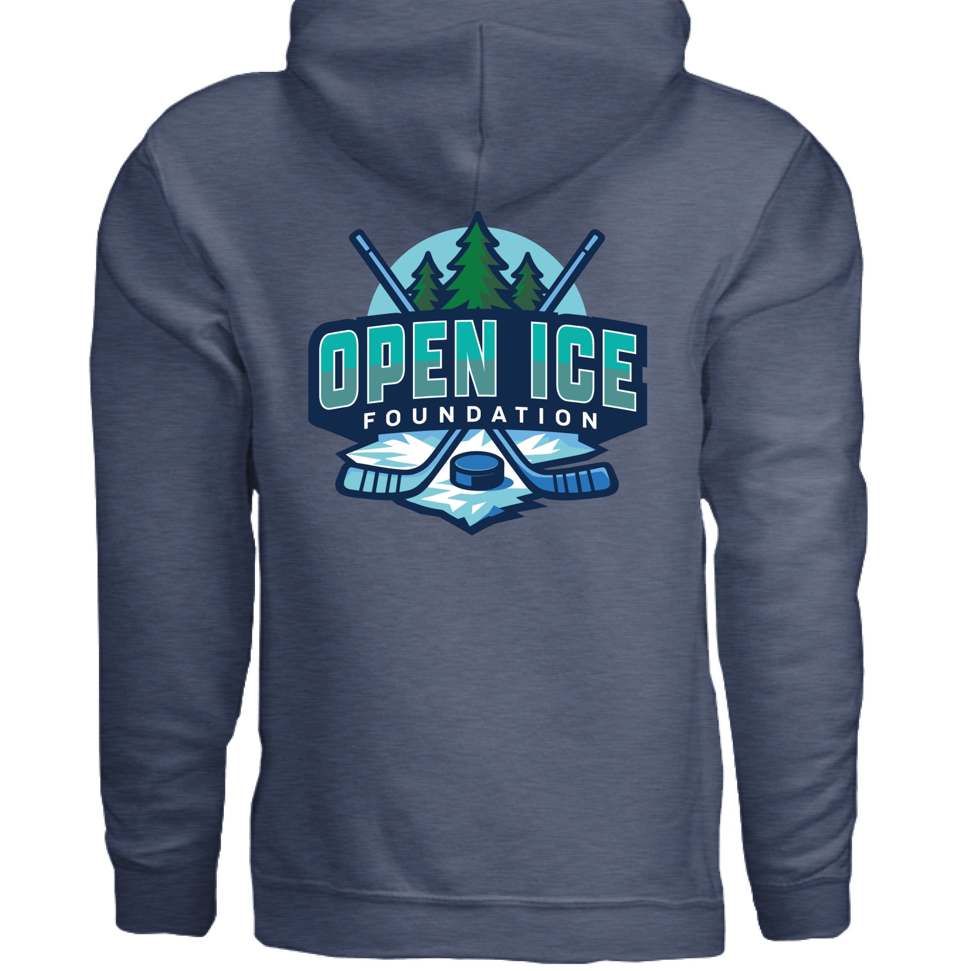 Heather Sport Dark Navy - BACK