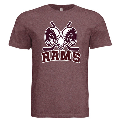 MAROON TRIBLEND - FRONT