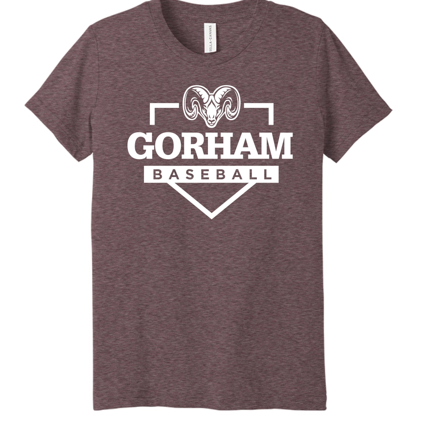 MAROON TRIBLEND - FRONT