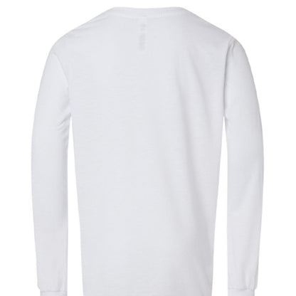 Solid White Triblend - BACK