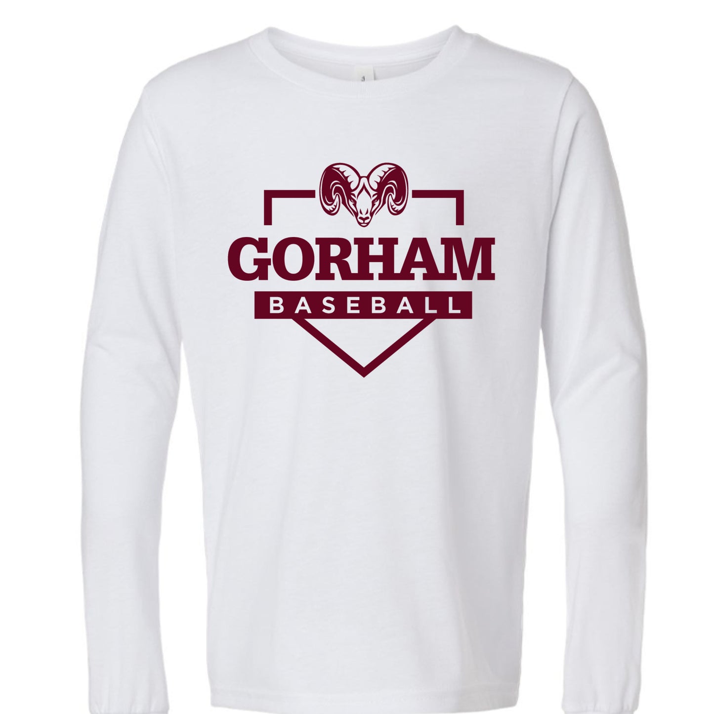 Solid White Triblend - FRONT